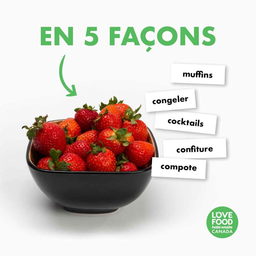 Les fraises EN 5 FAÇONS