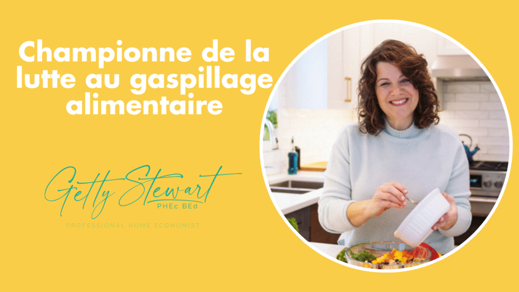 D’un champion anti-gaspillage alimentaire: Getty Stewart