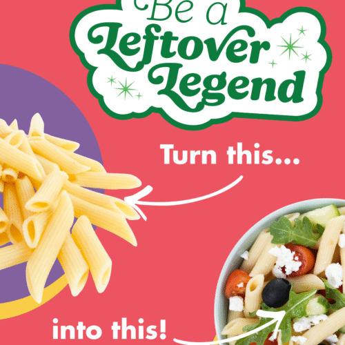 Turn these pasta noodles into pasta salad!