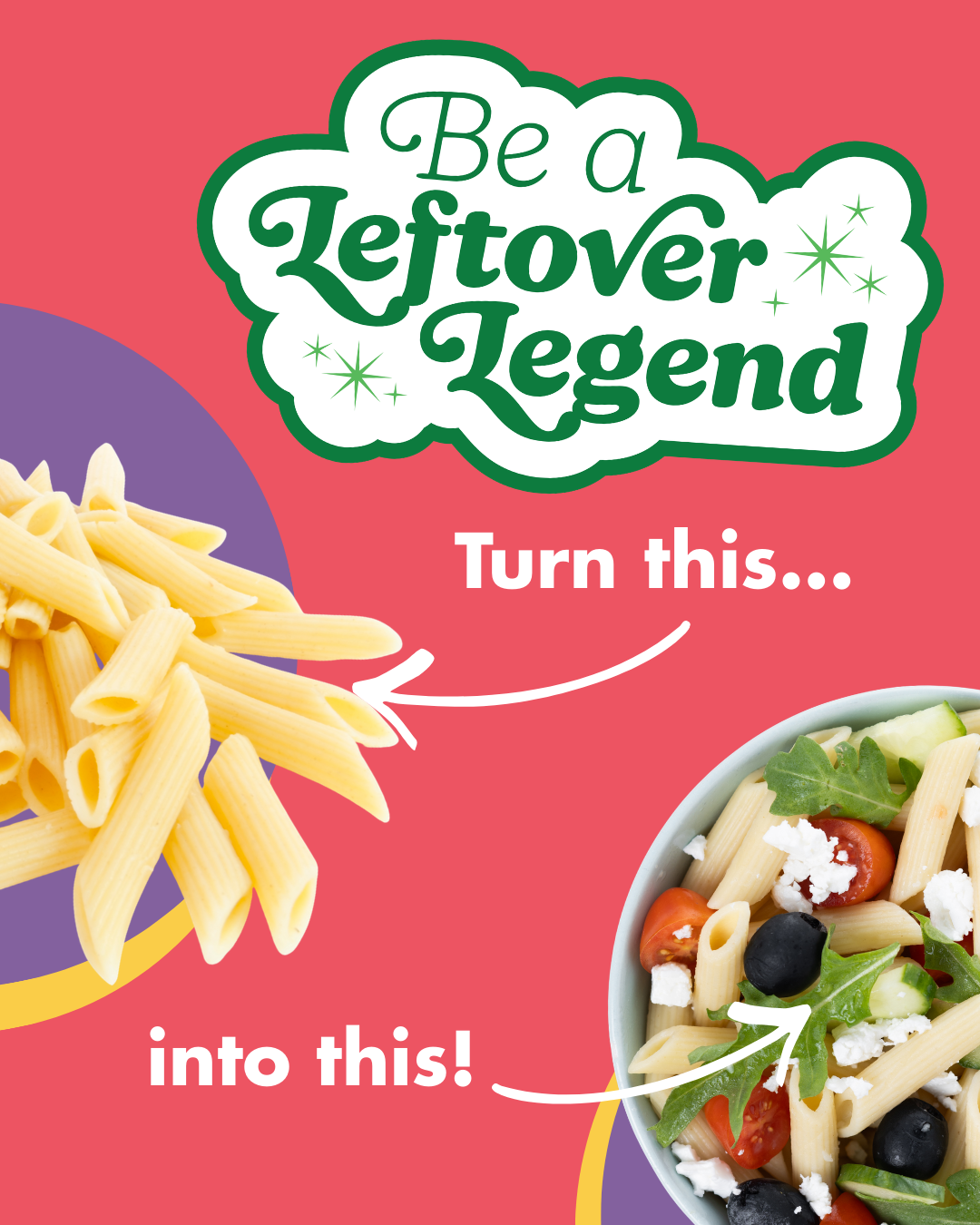 Turn these pasta noodles into pasta salad!