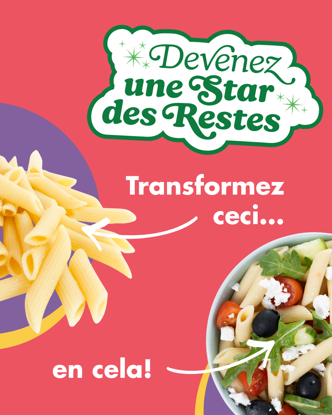 Transformez ces pâtes en salade de pâtes !