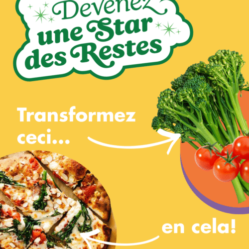 Transformez vos restes de légumes en pizza végétarienne.